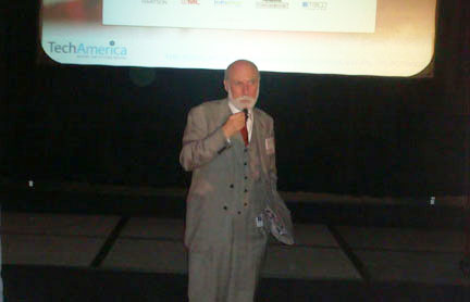 Vinton Cerf addresses the TechAmerica Reception